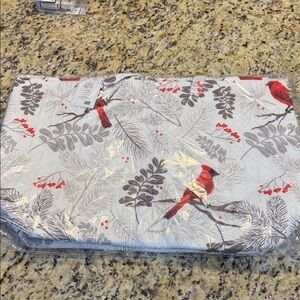 Cardinal Print Quilted Tote Bag